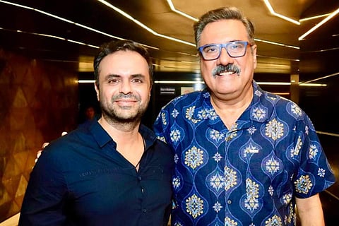 Ajit Arora with Boman Irani