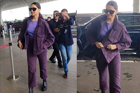 Deepika Padukone at Mumbai airport