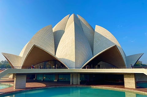 Lotus temple (Image source: Unsplash)