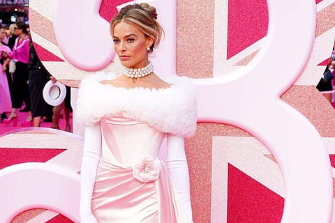 Margot Robbie at Barbie London premiere