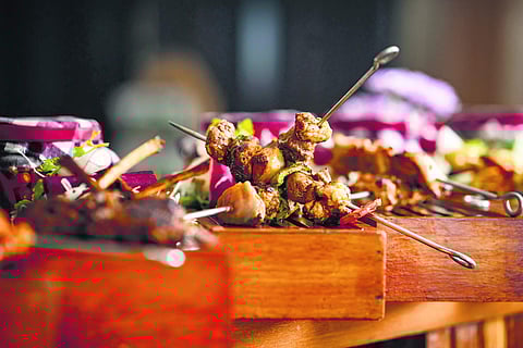 Shish Tavuk served at the food festival