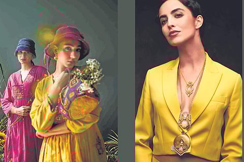 (L) Pieces from Sunira; and (R) jewellery from Tribe Amrapali
