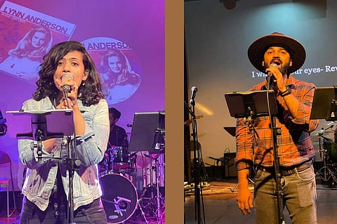 (L) Thresea Jeevan Pattery; and (R) Kumaran Sethuraman