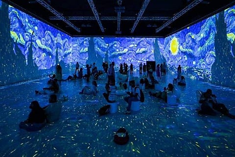 Attendees will be immersed in stunning projections - achieved through dozens of projectors