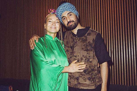 Diljit Dosanjh with Sia