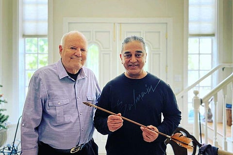 Kamal Haasan with Mike Westmore