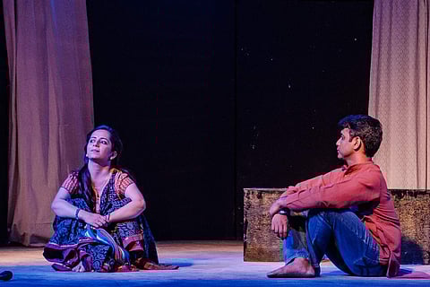 A scene from the play