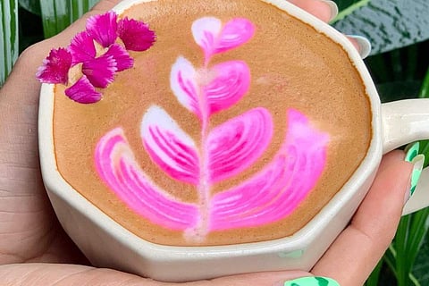 Barbie Latte from Ritual Daily Coffee