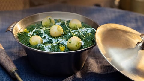 Lehsuni Motiya Palak