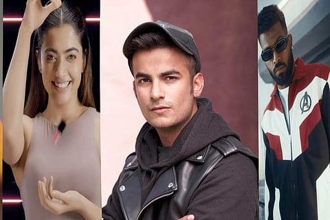 AD man Abhishek Golecha (center) )