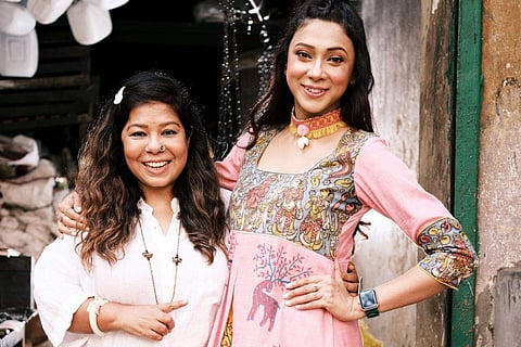 Anushree and Poushali