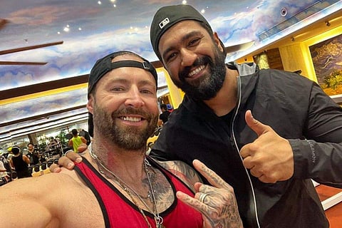 Vicky Kaushal and Kris Gethin