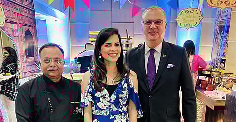 Mayank, Paloma & Zubin at ITC Grand Chola