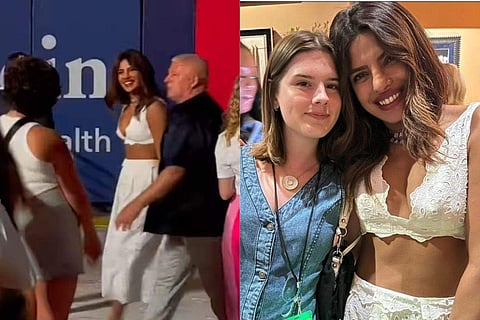 Priyanka Chopra stuns in chic white attire and a ‘Marie Malti’ necklace on Day 2 of Jonas Brothers'