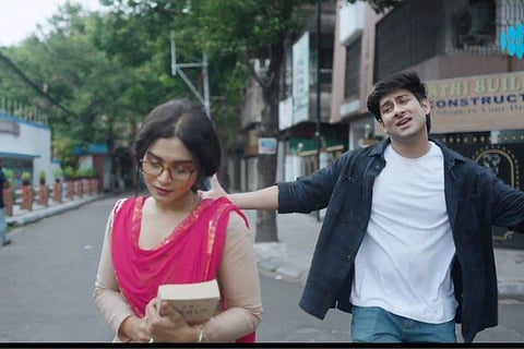 A still from the music video