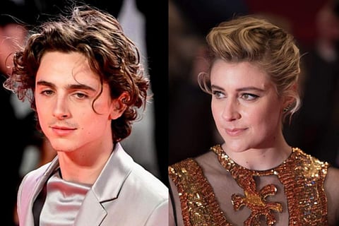 Timothee Chalamet and Greta Gerwig | Pic: IANS Photo
