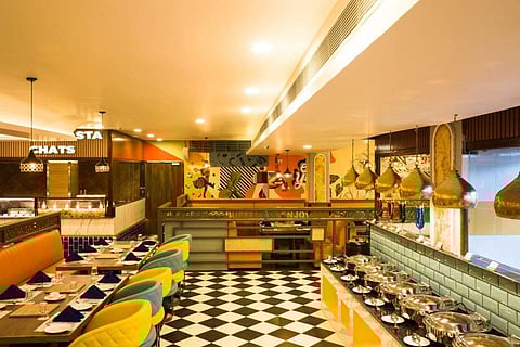 In frame: A section of the restaurant