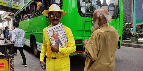 MGR devotee makes colourful splash in Kochi