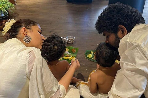 Vignesh and Nayanthara and their sons