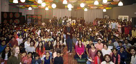 Rahman talked to the graduating class about the evolving role of a musician, AI and the artistic process and the importance of being your own audience