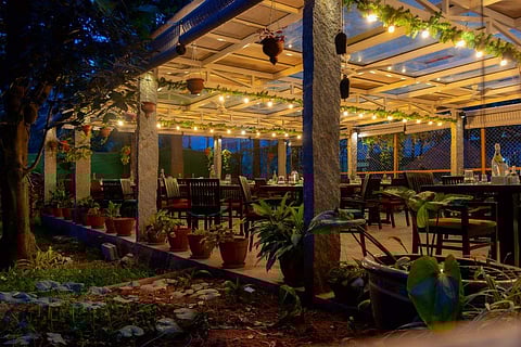 In frame: A section of The Fat Chef restaurant