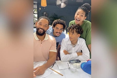 Will Smith with his kids