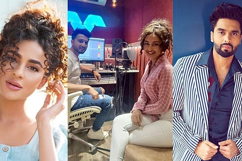 Seerat shares BTS from her music recording