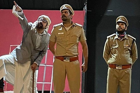 A still from the play