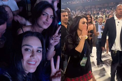 Preity Zinta joins Priyanka Chopra at Jonas Brothers'LA concert, fans go gaga