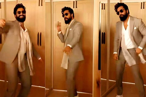Vicky Kaushal shared a video of himself grooving to the tunes of a Punjabi track