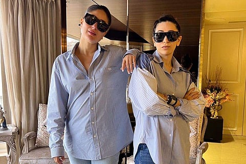 In frame: Karisma Kapoor and Kareena Kapoor