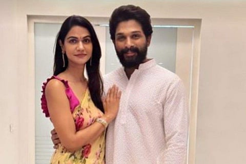 In frame: Allu Arjun and Sneha Reddy
