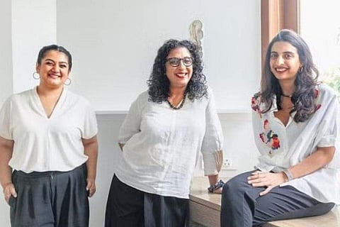 L-R Shaleen Wadhwana, Shireen Gandhy, Atyaan Jungalwala