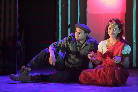 A still from #Homecoming