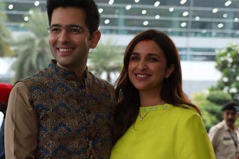 Wedding festivities over, Parineeti and Raghav off to Pandara Road