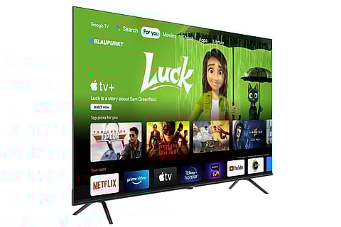 German company blaupunkt unveils two high-end, reasonably priced 43-inch QLED & 55-inch 4K Google TVs.