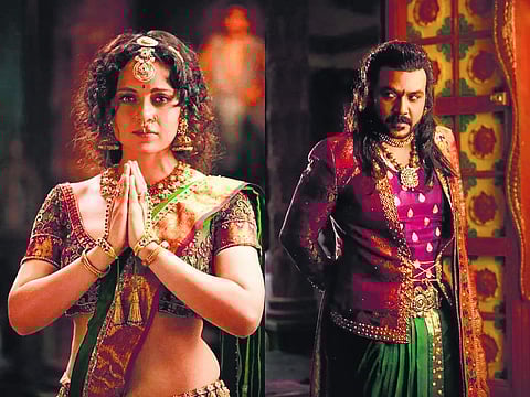 A poster of Chandramukhi 2