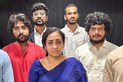 Cast members of the play Kaala Dharmam