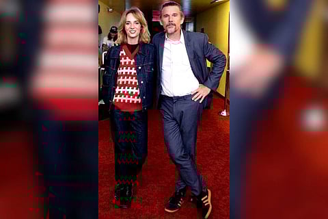 Maya and Ethan Hawke