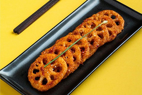 Sweet and spicy lotus stem