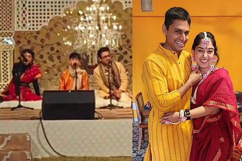 In frame: Aamir Khan with Kiran Rao and Azad (L), Ira and Nupur (R)