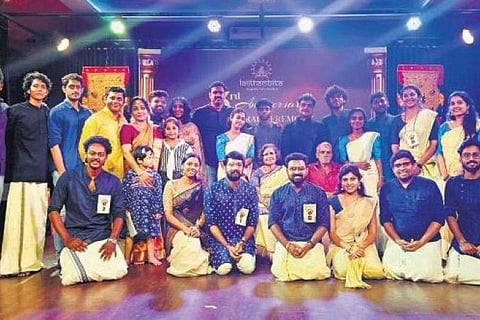 Members of Lalithambika Sangeeta Natya Koodam collective