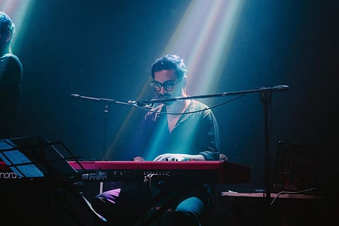 Tushar Lall in his element. | Pic: Pathikrit/thefattguy