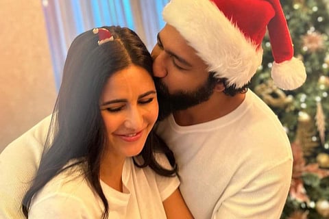 Vicky Kaushal with Katrina Kaif