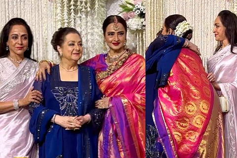 In frame: Saira Banu, Rekha and Hema Malini
