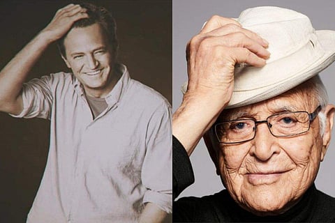 In Frame: Matthew Perry (L), Norman Lear (R)