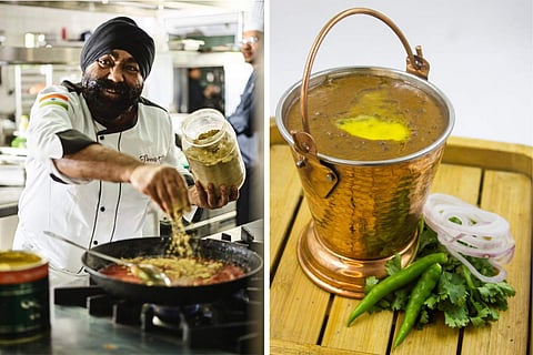 In frame: Chef Sweety Singh (L)