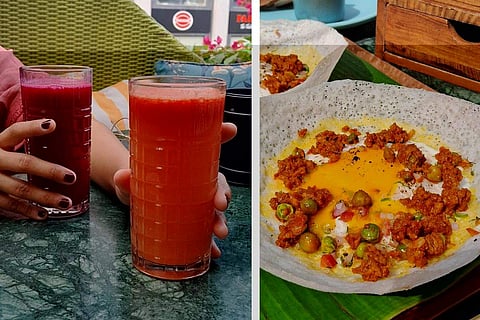 Food and drinks from the breakfast menu of Monkey Bar in Bengaluru