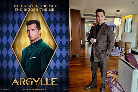 Henry Cavill as Agent Argylle | Pics: Instagram/henrycavill