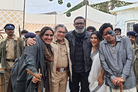 Vaishali with the cast of Killer Soup